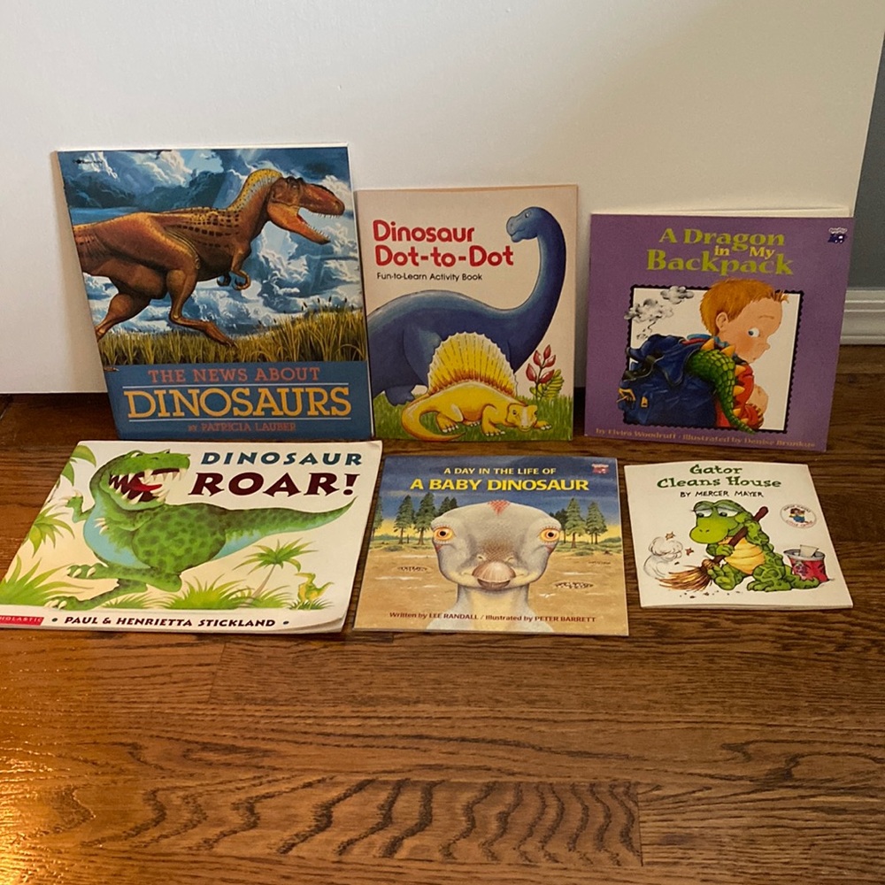Dinosaurs and Dragons Children’s Book Set